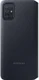 Origineel Samsung Galaxy A71 Hoesje S-View Wallet Cover Zwart/Blauw afbeelding 4