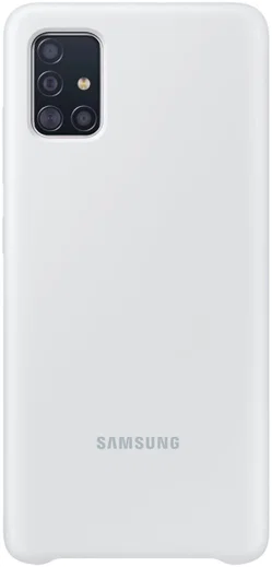 Origineel Samsung Galaxy A51 Hoesje Silicone Cover Wit afbeelding 1