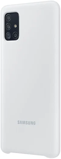 Origineel Samsung Galaxy A51 Hoesje Silicone Cover Wit afbeelding 3