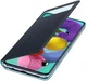 Origineel Samsung Galaxy A51 Hoesje S-View Wallet Cover Zwart/Blauw afbeelding 1
