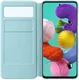 Origineel Samsung Galaxy A51 Hoesje S-View Wallet Cover Zwart/Blauw afbeelding 2