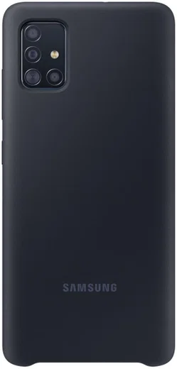 Origineel Samsung Galaxy A51 Hoesje Silicone Cover Zwart afbeelding 1