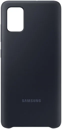 Origineel Samsung Galaxy A51 Hoesje Silicone Cover Zwart afbeelding 4