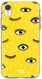 HappyCase Apple iPhone XR Hoesje Flexibel TPU Happy Eyes Print afbeelding 1