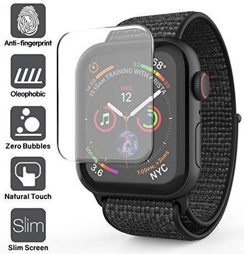 Whitestone Dome Glass Apple Watch 42MM Screenprotector (2-Pack) afbeelding 4
