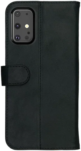 Rosso Deluxe Samsung Galaxy S20 Plus Hoesje Echt Leer Book Case Zwart afbeelding 8