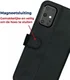 Rosso Deluxe Samsung Galaxy S20 Plus Hoesje Echt Leer Book Case Zwart afbeelding 9