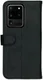 Rosso Deluxe Samsung Galaxy S20 Ultra Hoesje Echt Leer Book Case Zwart afbeelding 8