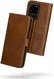 Rosso Deluxe Samsung Galaxy S20 Ultra Hoesje Echt Leer Book Case Bruin afbeelding 2