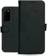 Rosso Deluxe Samsung Galaxy S20 Hoesje Echt Leer Book Case Zwart afbeelding 14