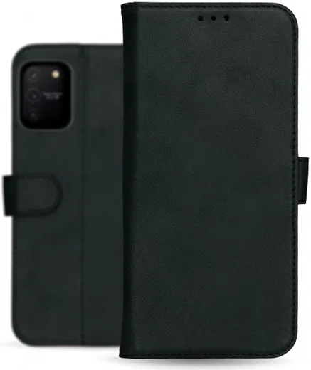 Rosso Deluxe Samsung Galaxy S10 Lite Hoesje Echt Leer Book Case Zwart afbeelding 13