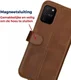 Rosso Deluxe Samsung Galaxy S10 Lite Hoesje Echt Leer Book Case Bruin afbeelding 9