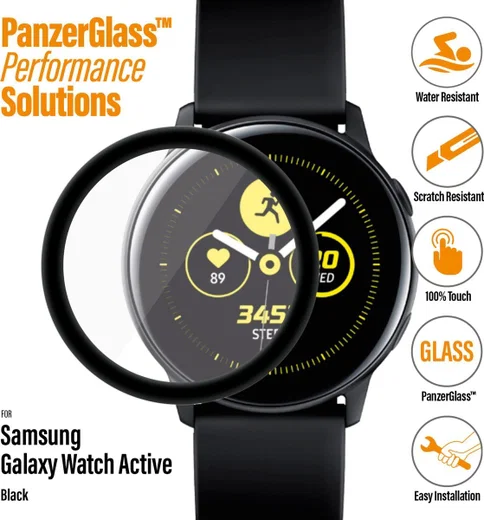 PanzerGlass Samsung Galaxy Watch Active Screenprotector Tempered Glass afbeelding 4