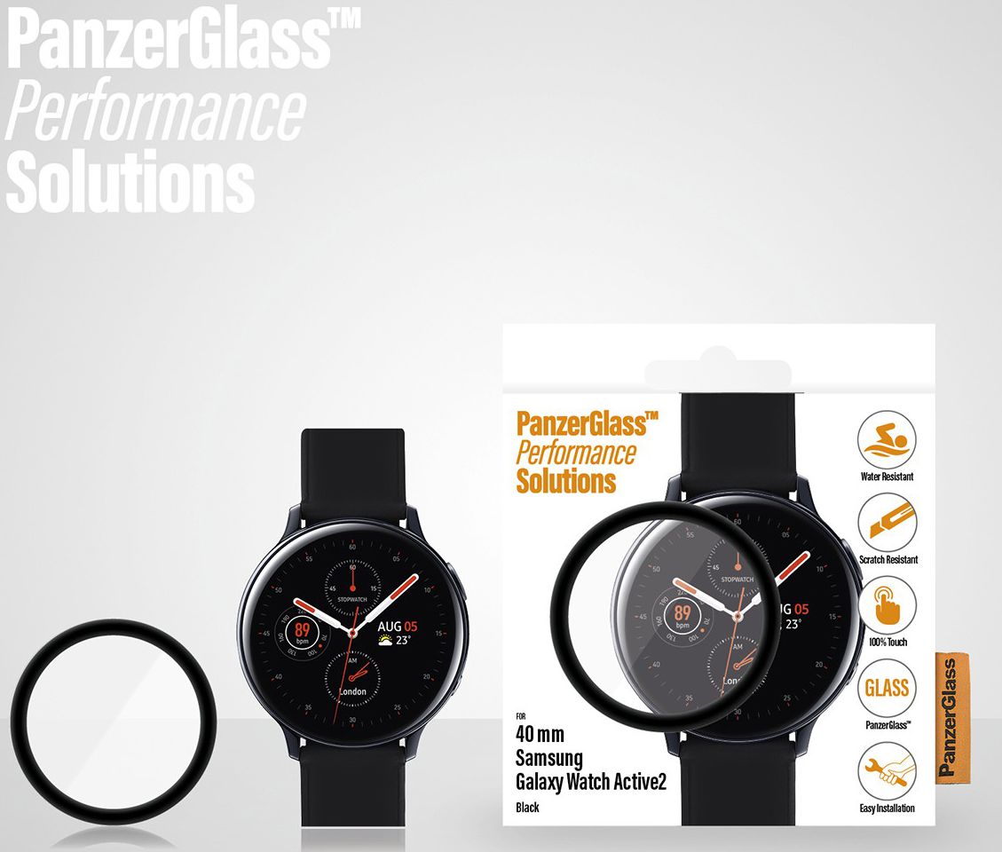 PanzerGlass Samsung Galaxy Watch Active 2 40MM Screenprotector Glass afbeelding 6