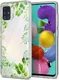 HappyCase Samsung Galaxy A51 Hoesje Flexibel TPU Leaves Print afbeelding 2