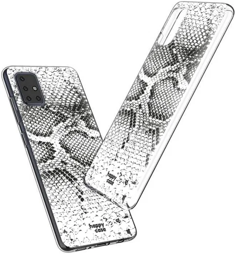 HappyCase Samsung Galaxy A51 Hoesje Flexibel TPU Slangen Print afbeelding 4
