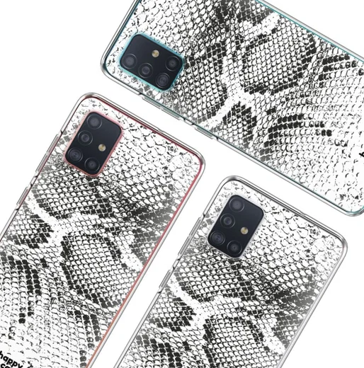 HappyCase Samsung Galaxy A51 Hoesje Flexibel TPU Slangen Print afbeelding 9