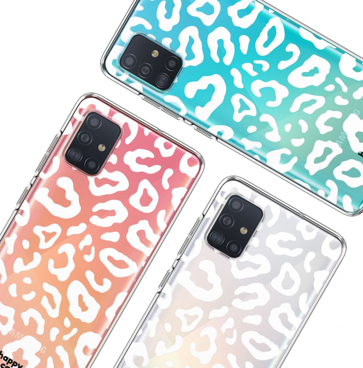 HappyCase Samsung Galaxy A51 Hoesje Flexibel TPU Luipaard Print afbeelding 15