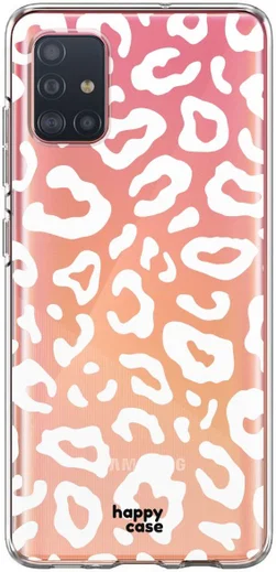 HappyCase Samsung Galaxy A51 Hoesje Flexibel TPU Luipaard Print afbeelding 14