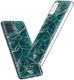 HappyCase Samsung Galaxy A51 Hoesje Flexibel TPU Aqua Marmer Print afbeelding 5