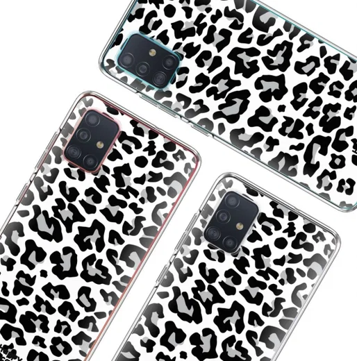 HappyCase Samsung Galaxy A51 Hoesje Flexibel TPU Panter Print afbeelding 6