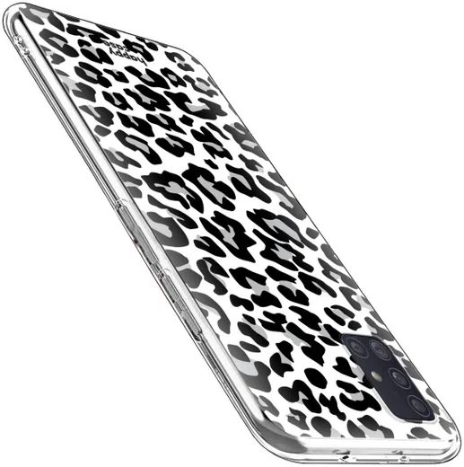 HappyCase Samsung Galaxy A51 Hoesje Flexibel TPU Panter Print afbeelding 4