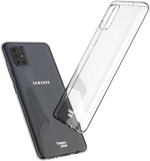 HappyCase Samsung Galaxy A51 Hoesje Flexibel TPU Clear Print afbeelding 4