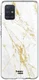 HappyCase Samsung Galaxy A51 Hoesje Flexibel TPU Wit Marmer Print afbeelding 1