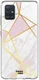 HappyCase Samsung Galaxy A51 Hoesje Flexibel TPU Roze Marmer Print afbeelding 5