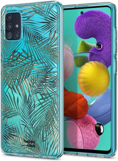 HappyCase Samsung Galaxy A51 Hoesje Flexibel TPU Jungle Print afbeelding 7