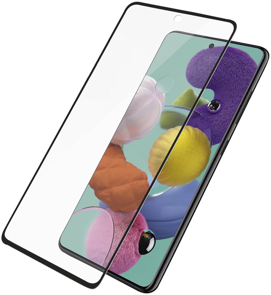 PanzerGlass Samsung Galaxy A51 Screenprotector Case Friendly Zwart afbeelding 4