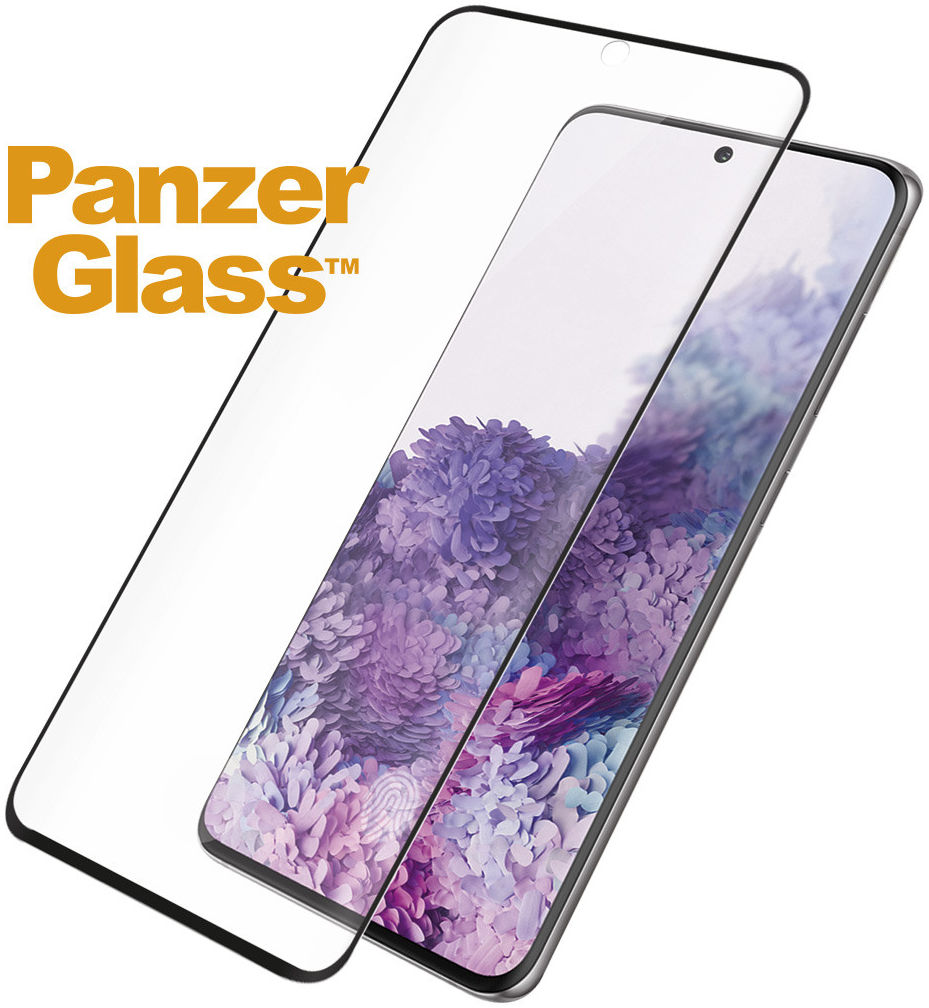 PanzerGlass Samsung Galaxy S20 Fingerprint Screenprotector Zwart afbeelding 2