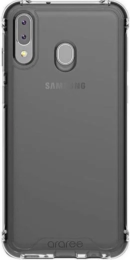 Origineel Samsung Galaxy M20 Hoesje Araree TPU Transparant / Zwart afbeelding 1