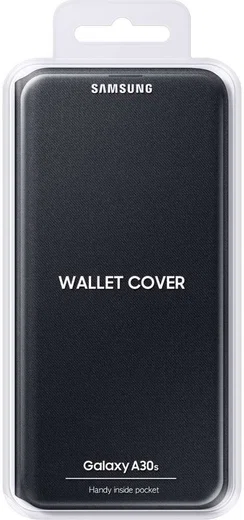 Origineel Samsung A30s/A50 Hoesje Wallet Cover Zwart afbeelding 5