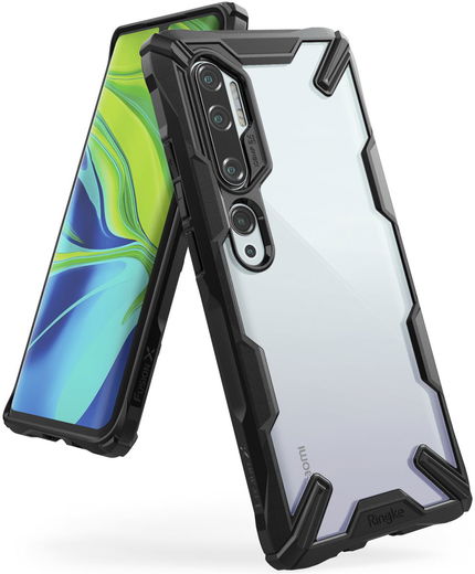 Ringke Fusion X Xiaomi Mi Note 10 (Pro) Hoesje Zwart afbeelding 1