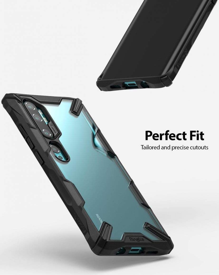 Ringke Fusion X Xiaomi Mi Note 10 (Pro) Hoesje Zwart afbeelding 5