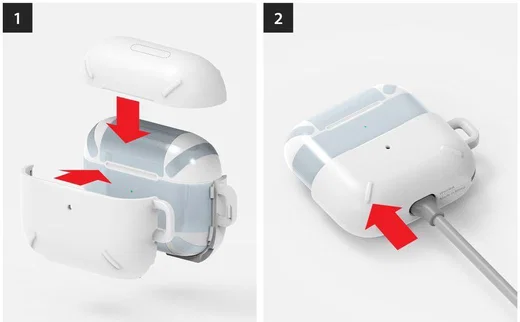 Ringke AirPods Pro Layered Case Transparant afbeelding 14