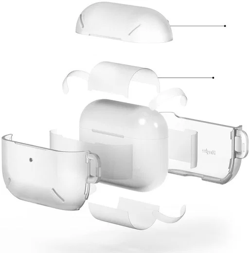 Ringke AirPods Pro Layered Case Transparant afbeelding 2