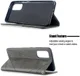 Samsung Galaxy S20 Hoesje Geometrie Wallet Book Case Voor Pasjes Grijs afbeelding 6