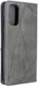 Samsung Galaxy S20 Hoesje Geometrie Wallet Book Case Voor Pasjes Grijs afbeelding 2