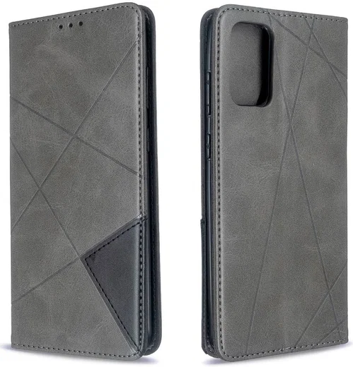 Samsung Galaxy S20 Plus Hoesje Geometrie Portemonnee Grijs afbeelding 3