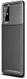 Samsung Galaxy S20 Plus Hoesje Geborsteld Carbon Zwart afbeelding 1