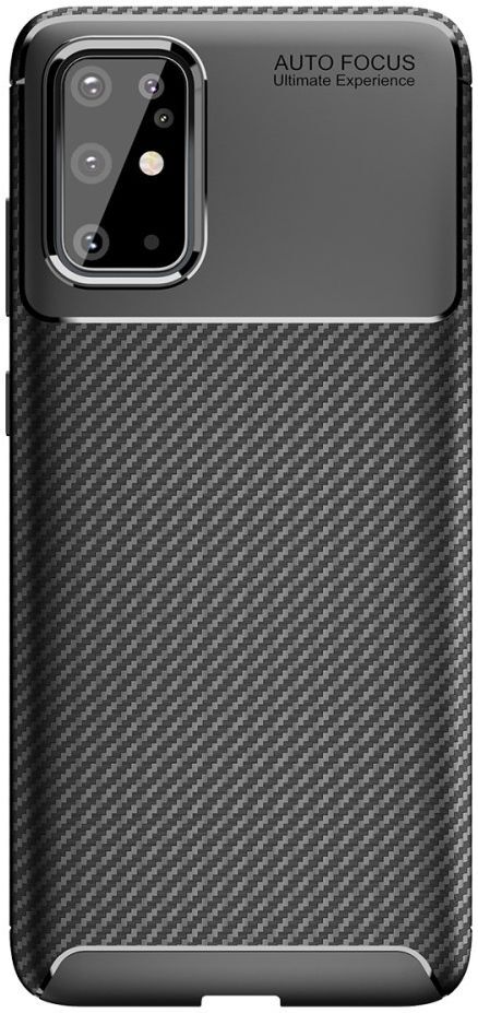 Samsung Galaxy S20 Plus Hoesje Geborsteld Carbon Zwart afbeelding 5