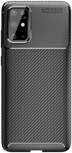 Samsung Galaxy S20 Plus Hoesje Geborsteld Carbon Zwart afbeelding 5