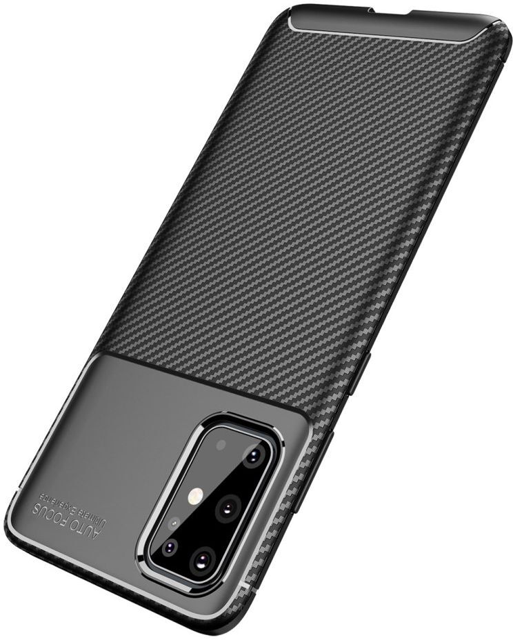 Samsung Galaxy S20 Plus Hoesje Geborsteld Carbon Zwart afbeelding 6