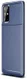 Samsung Galaxy S20 Plus Hoesje Geborsteld Carbon Blauw afbeelding 1
