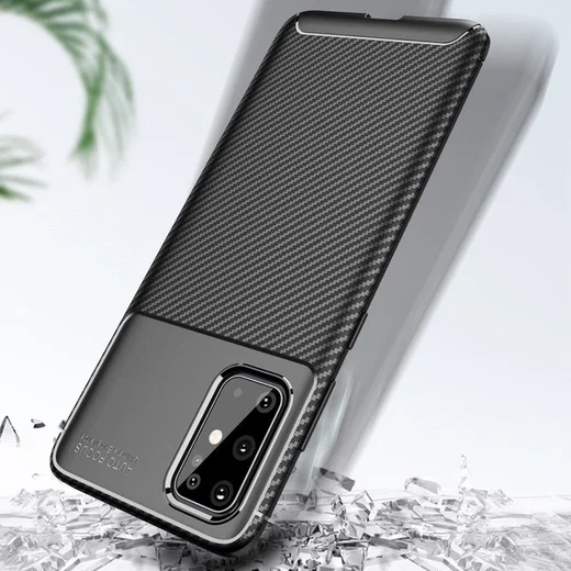 Samsung Galaxy S20 Plus Hoesje Geborsteld Carbon Blauw afbeelding 6