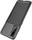 Samsung Galaxy S20 Hoesje Geborsteld Carbon Flexibele Back Cover Zwart afbeelding 6