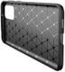 Samsung Galaxy S20 Hoesje Geborsteld Carbon Flexibele Back Cover Zwart afbeelding 9