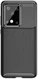 Samsung Galaxy S20 Ultra Hoesje Geborsteld Carbon Zwart afbeelding 1